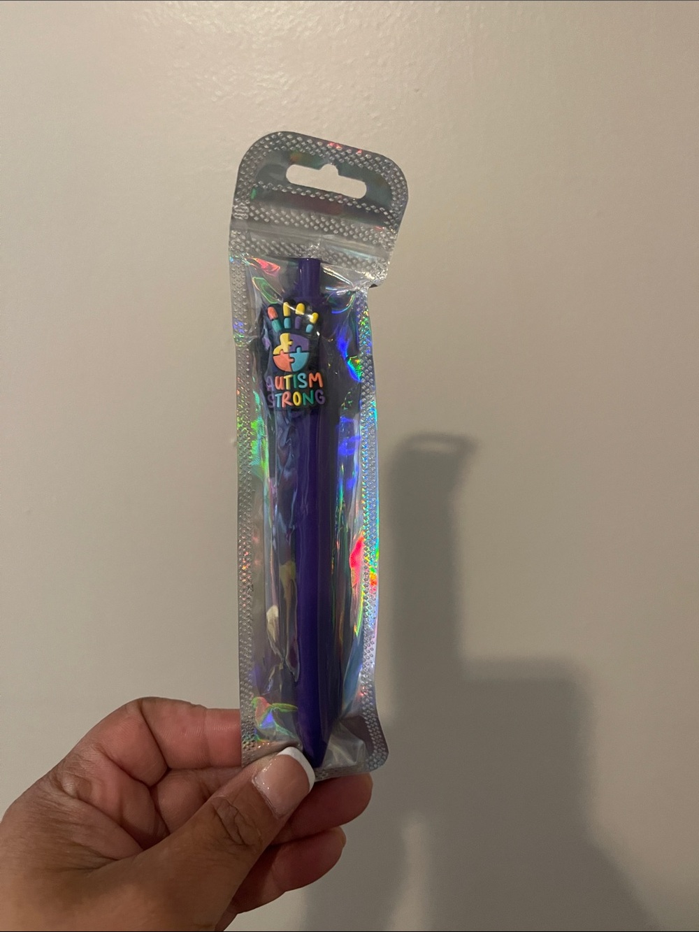 Blue Heart Charm Party Pen - Unbranded